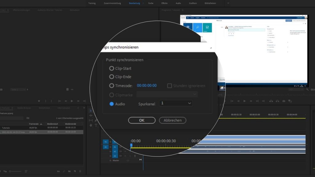 Audio synchronisieren