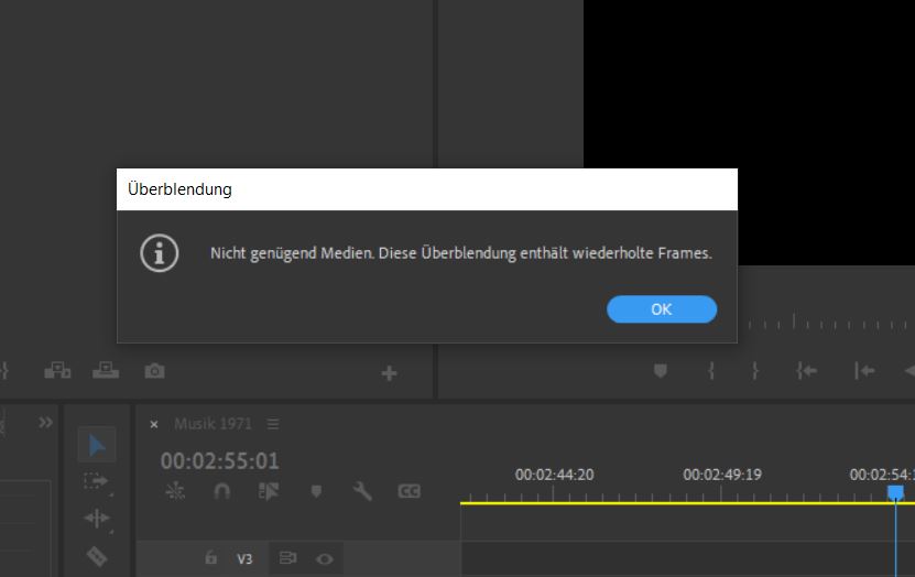 Adobe Premiere wiederholende Frames