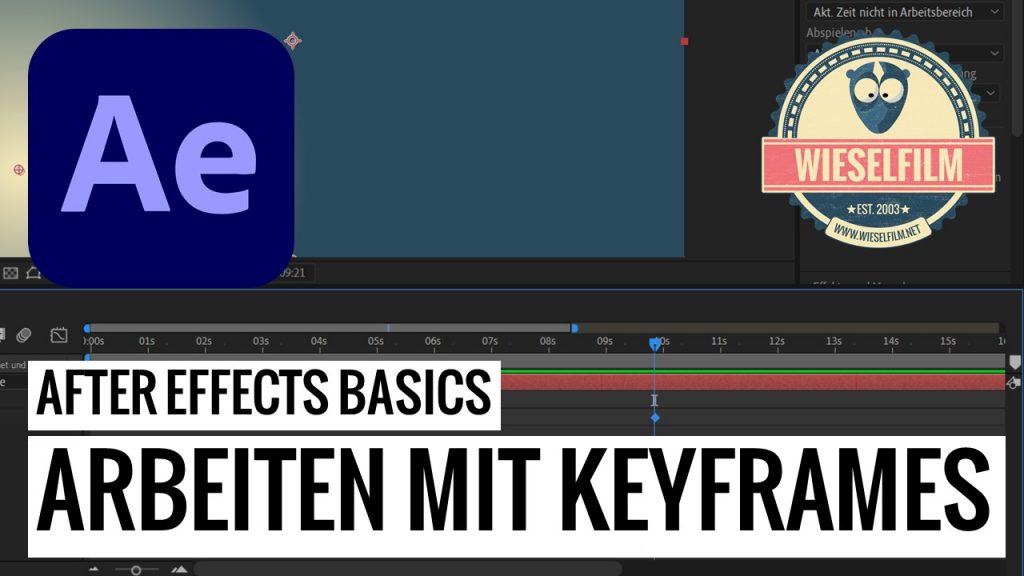 Arbeiten mit Keyframes