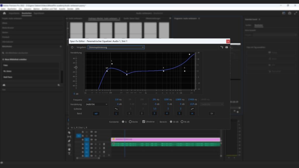 Parametrischer Equalizer