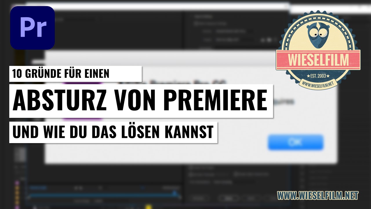 Absturz Premiere Pro
