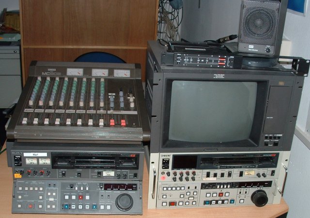 Analoger Videoschnittplatz