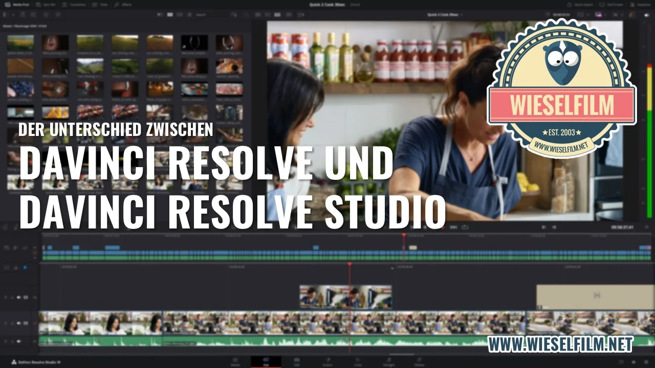 Der Unterschied zwischen DaVinci Resolve und DaVinci Resolve Studio