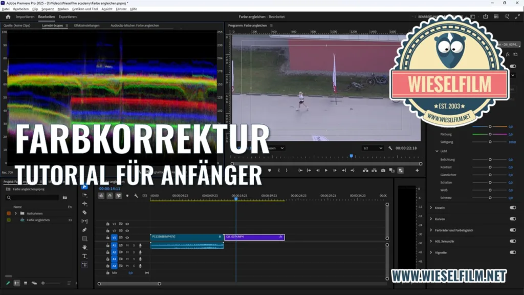 Farbkorrektur Tutorial