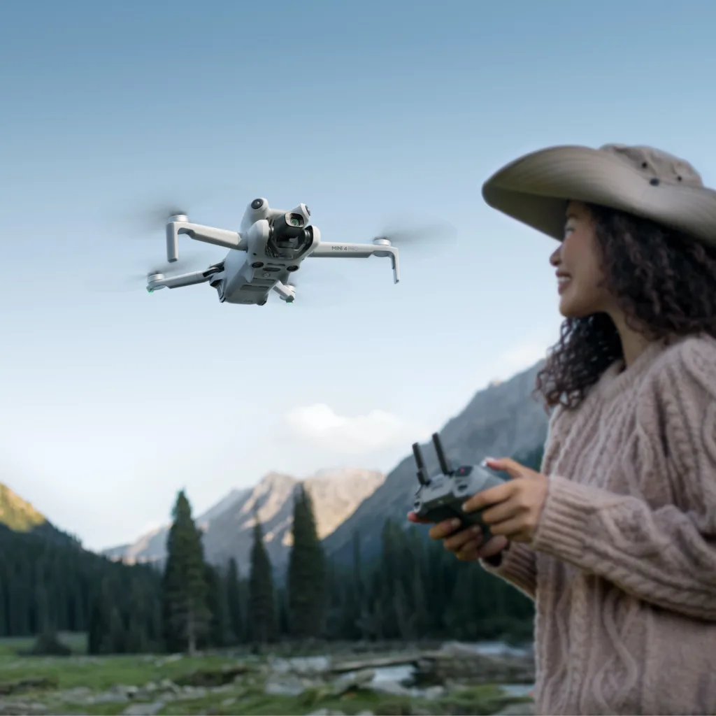 So setzt du eine Drohnenaufnahme richtig ein DJI Mini 4 Pro