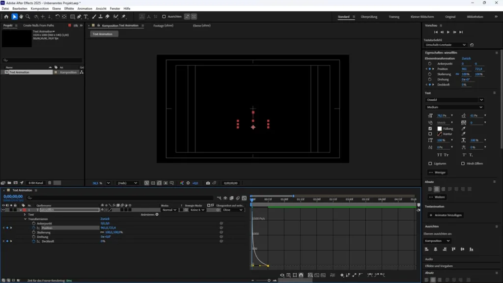 Dynamische Text-Animation wie Apple, Google und Co mit After Effects erstellen Die fertige Text-Animation