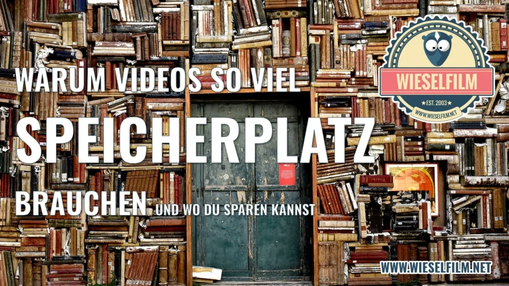 Warum Videos so viel Speicherplatz brauchen